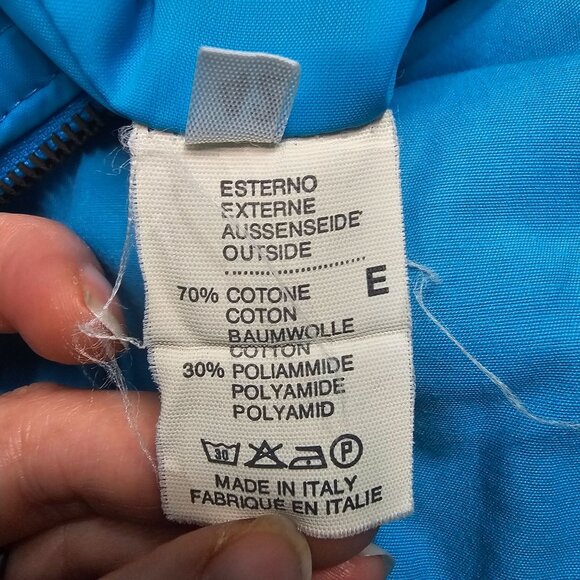 VTG 70s Penney Track & Court Ski Jumpsuit US Small Turquoise Made in Italy Rare - Picture 8 of 14